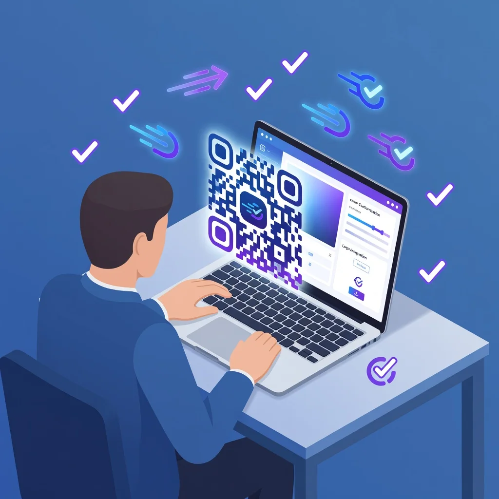 Visual showing the benefits of using a QR code generator for marketing and business