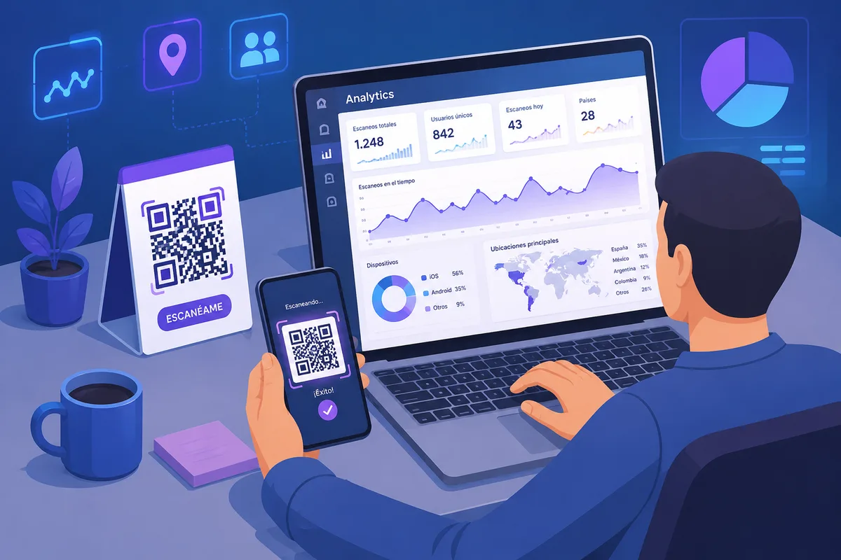 Suivi des codes QR : mesurer les scans et changer la destination après impression